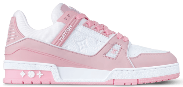 Кросівки Louis Vuitton Trainer Sneaker White / Pink