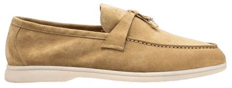 Лофери Loro Piana Summer Walk Suede Loafers – Dark Beige