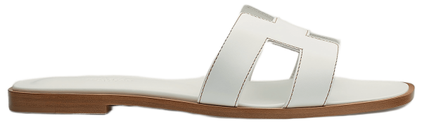 Сандалі Hermès Oran White Box Calfskin